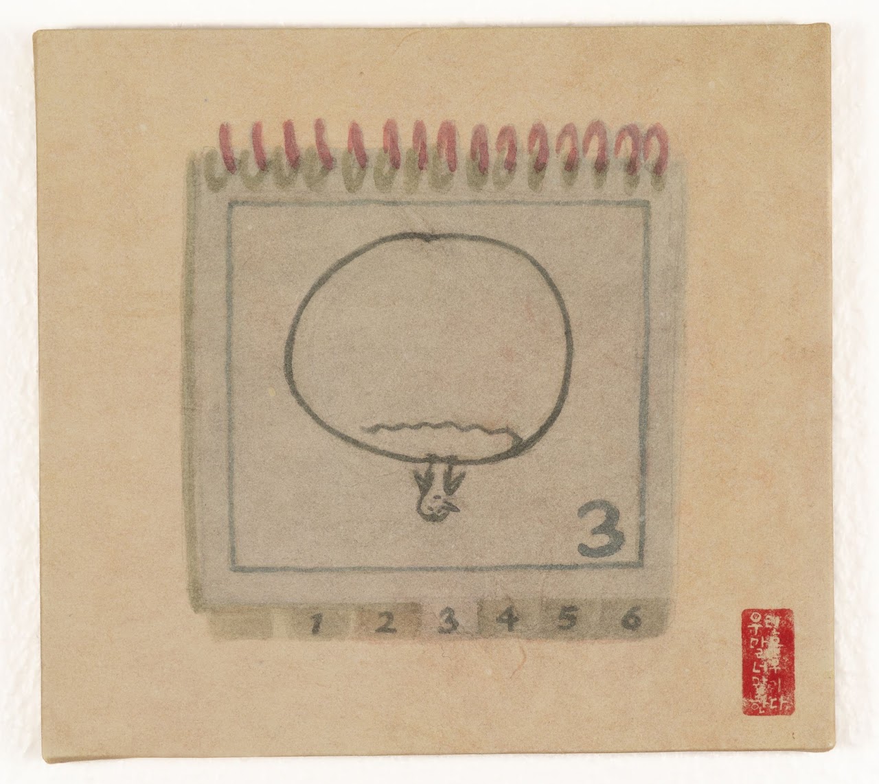 2024 — untitled — hanji painting by Kim Hye Jung