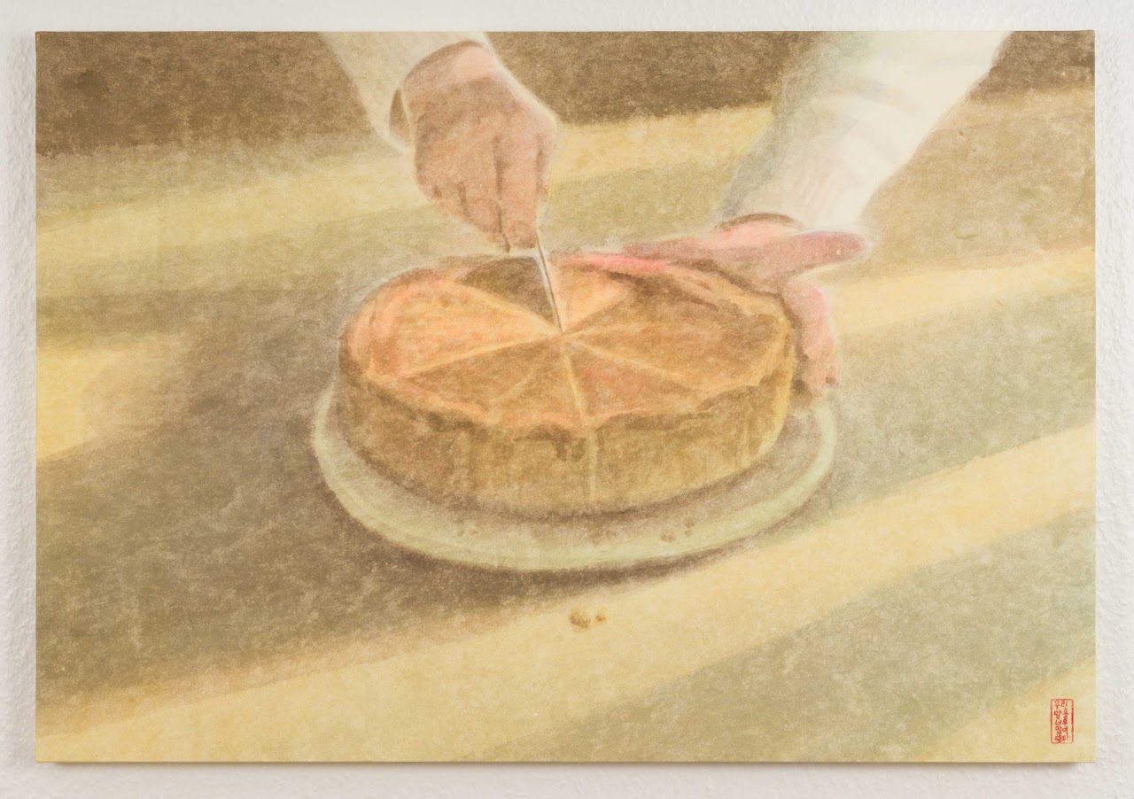 Kuchen — hanji painting by Kim Hye Jung